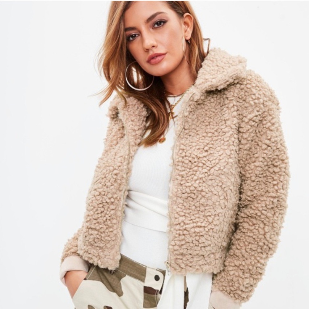 Missguided Teddy Bomber Jacket - image 2